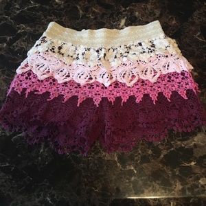Lace shorts